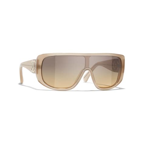 chanel woman sun glassess|Chanel sunglasses with clear sides.